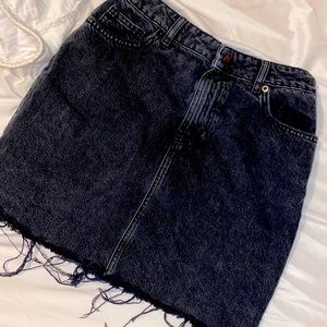 Black Denim ASOS Skirt